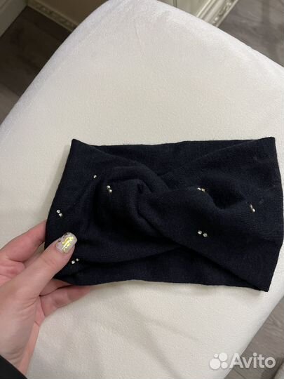 Повязка на голову теплая