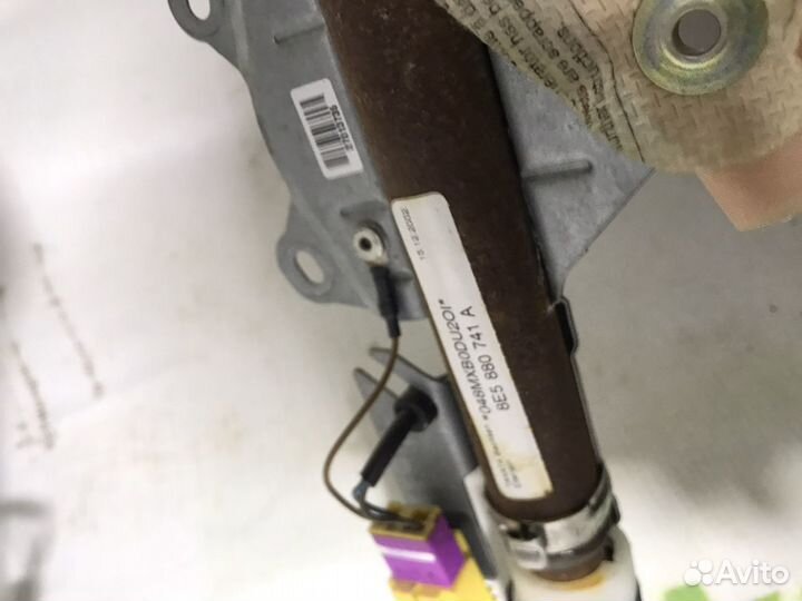 Подушка безопасности боковая(шторка).audi a4 b6. 8