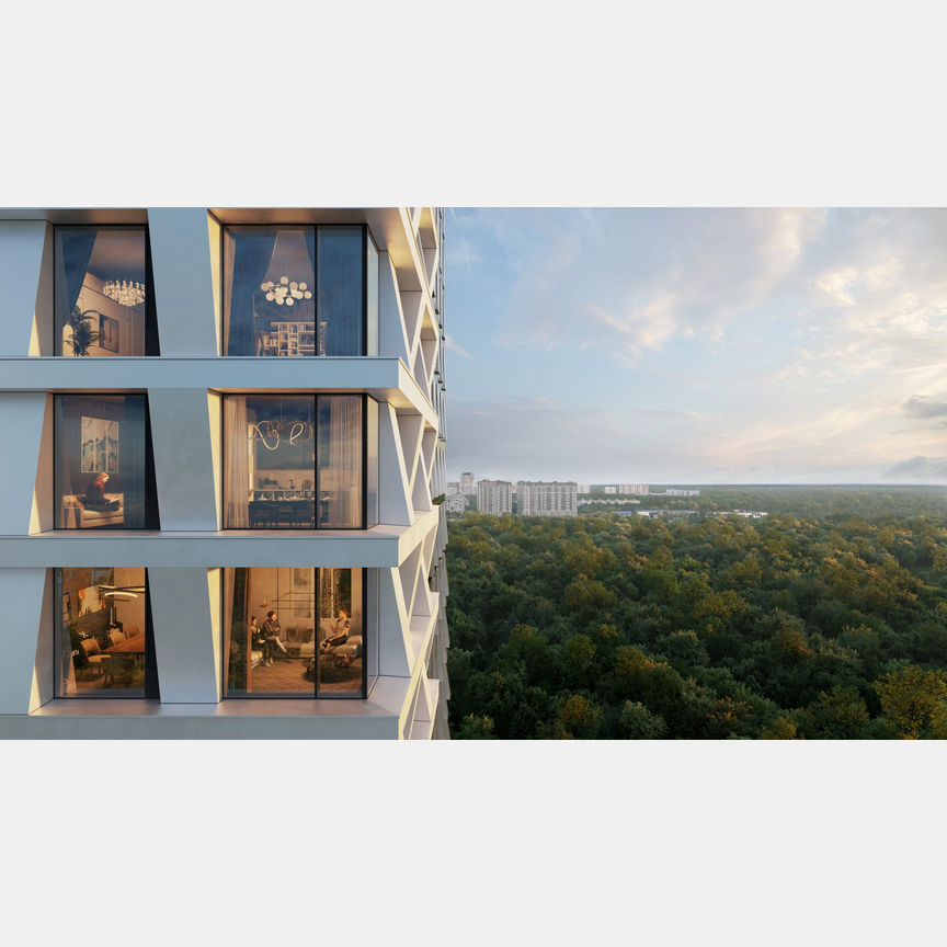 Апартаменты-студия, 47,8 м², 3/35 эт.