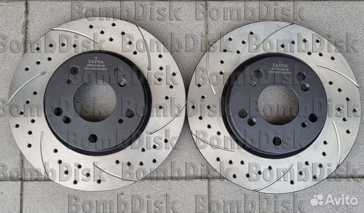 Тормозные диски с перфорацией tayga