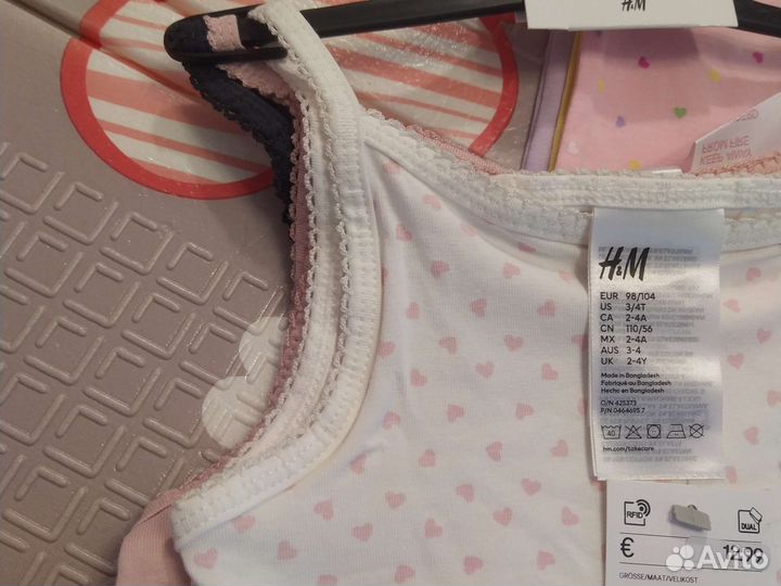 Майка для девочки 98 104