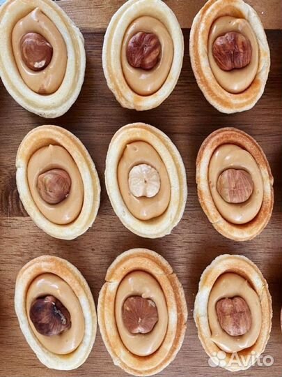 Орешки со сгущенкой, домашняя выпечка