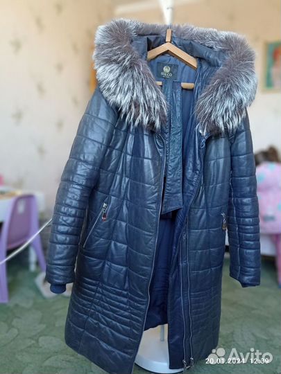 Пальто женское зимнее размер 48 50