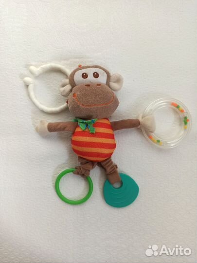 Подвесные мягкие игрушки погремушки для малыша 0-1