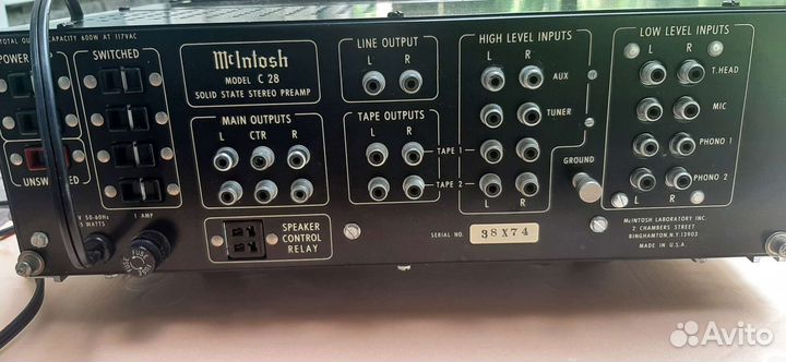 Mcintosh MC 2105, C 28