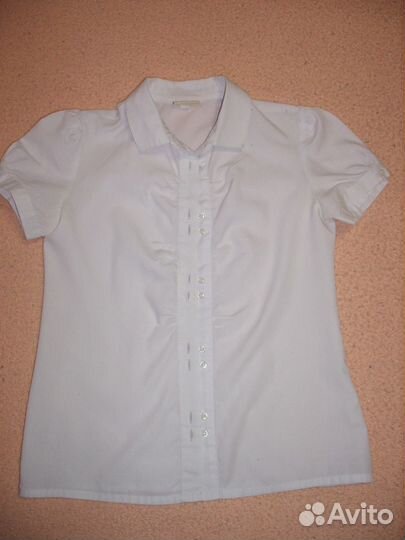 Школьные блузки для девочки рост 140