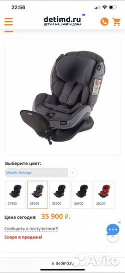 Автокресло besafe izi plus