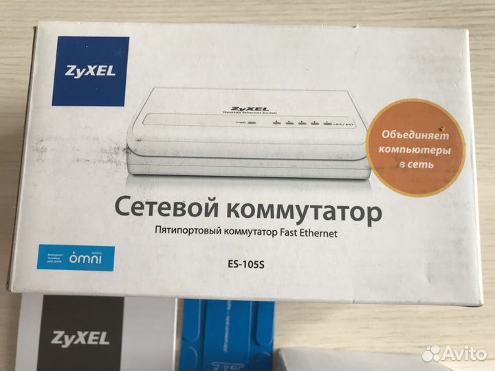Сетевой коммутатор Zyxel ES-105S Новый