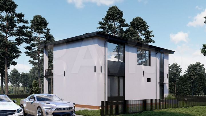 Коттедж 195 м² на участке 6,3 сот.