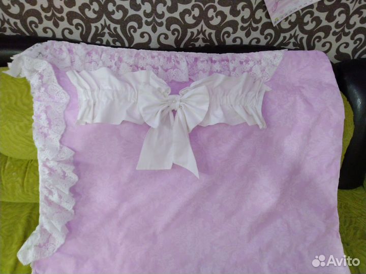 Одеяло на выписку очень красивое