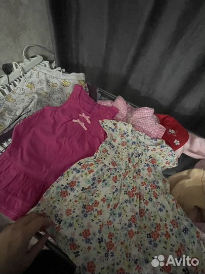 Вещи пакетом на девочку 74- 86