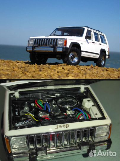 1985 Jeep Cherokee XJ 1/18 Aurora Models Rare