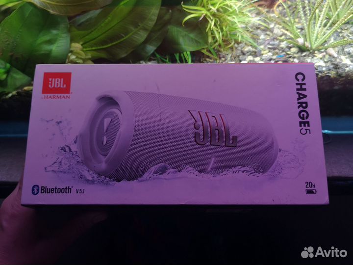 Блютуз Колонка JBL charge 5 белая