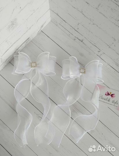 Школьные банты ручной работы