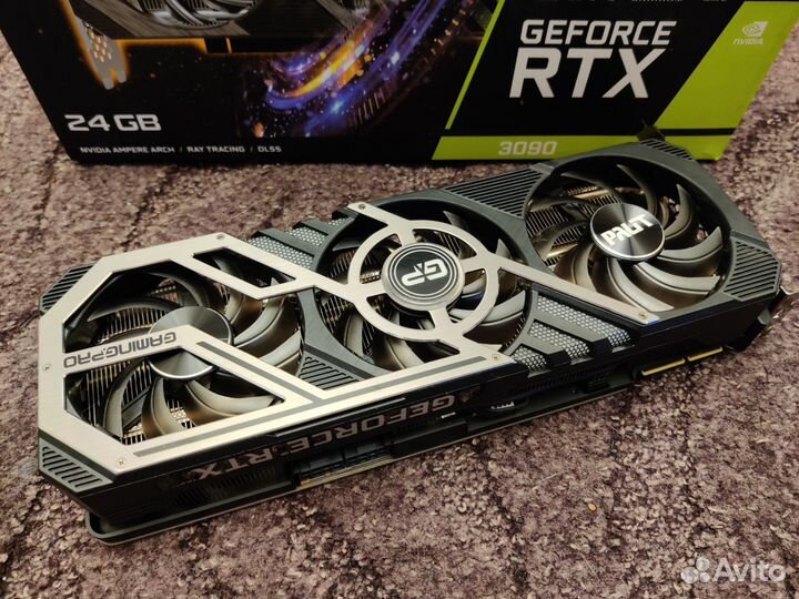 Palit RTX 3090 24gb GamingPro идеальное состояние