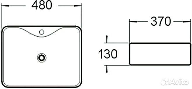 Раковина SantiLine SL-1011