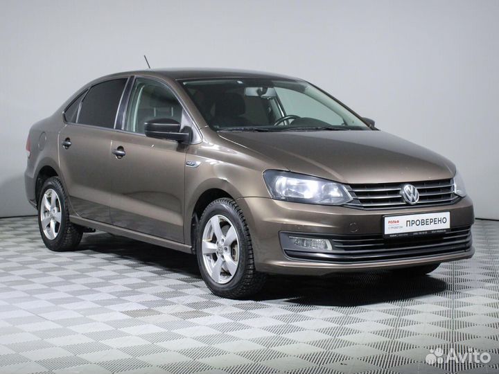 Volkswagen Polo 1.6 AT, 2016, 98 405 км