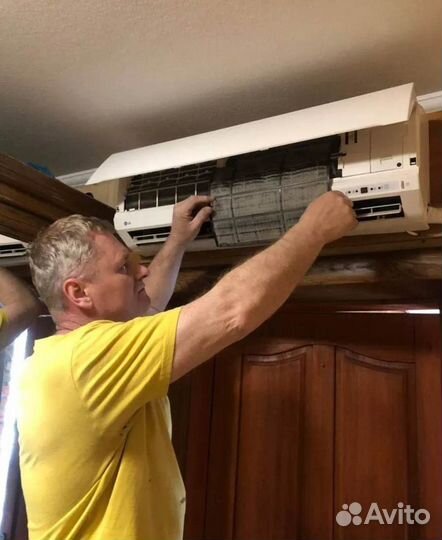 Чистка сплит систем ремонт сплит систем, заправка