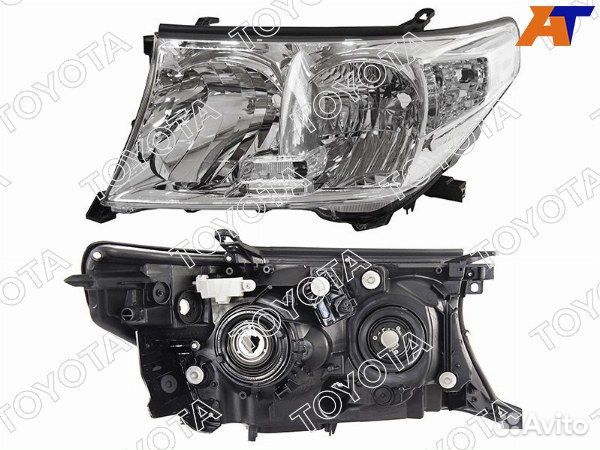 Фара toyota land cruiser