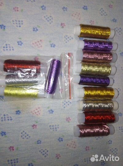 Нитки металлизированные