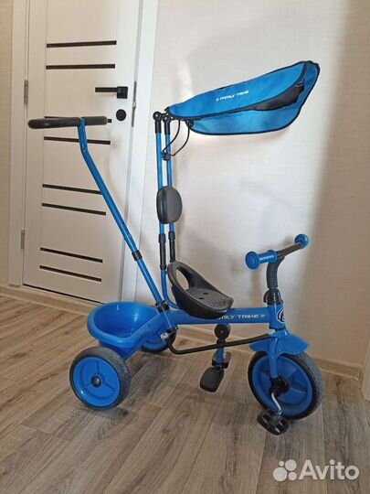 Детский велосипед с ручкой бу