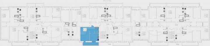 1-к. квартира, 52,8 м², 3/5 эт.