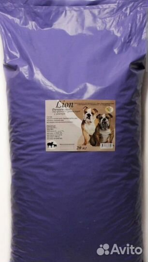 Корм для собак GrandDog Lion ягнëнок рис 20кг