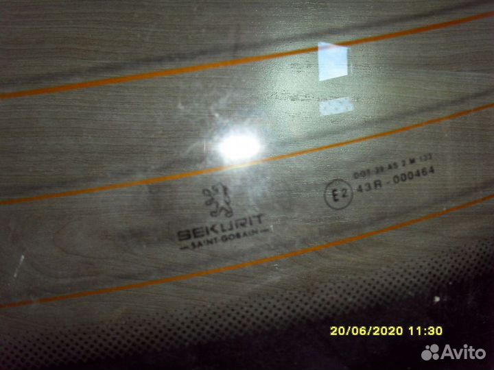 Стекло заднее Peugeot 406 (8B) 1999-2004 Пежо