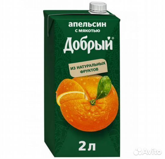 Опт - Сок Добрый Апельсин 2л