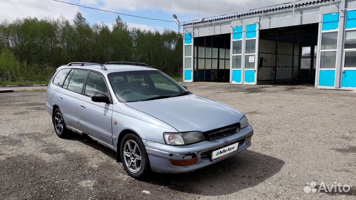 Toyota Caldina 2.0 AT, 1993, битый, 298 000 км
