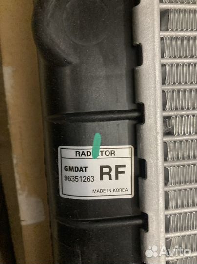 Радиатор охлаждения Chevrolet lanos