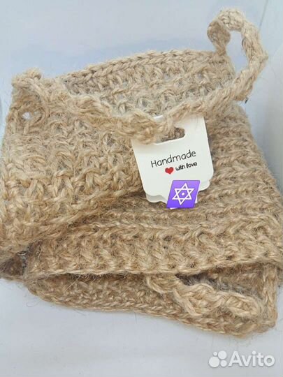 Набор мочалки из джута