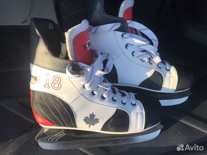 Коньки хоккейные atemi goal H-303