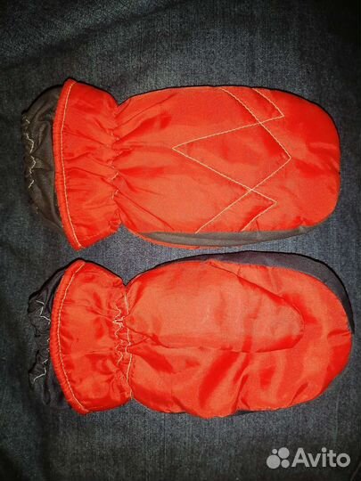 Варежки детские, на 7-8 лет, примерно