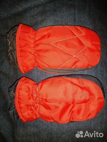 Варежки детские, на 7-8 лет, примерно