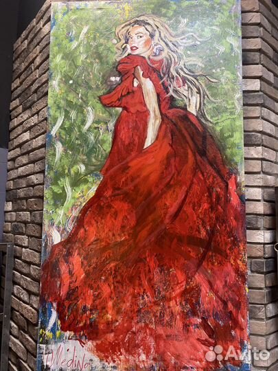 Картина маслом на холсте большая