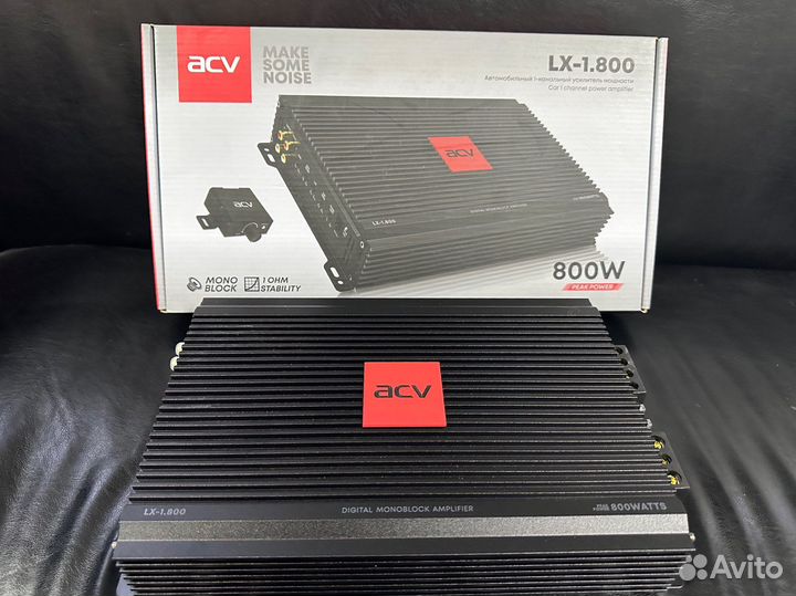 Новый усилитель ACV LX-1.800 моноблок 800w max
