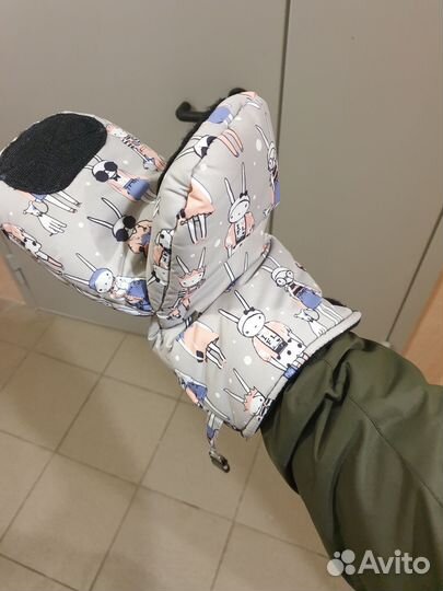 Муфта варежки на коляску мимими