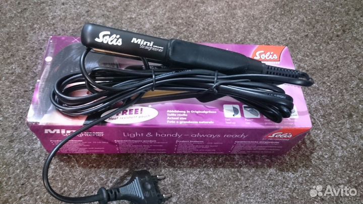 Мини-щипцы для выпрямления волос Solis
