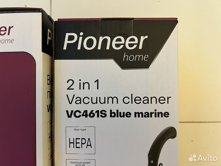 Пылесос Pioneer VC461S blue marine