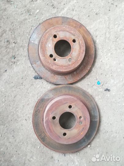 Диски тормозные задние Kia Rio 3, Hyundai Solaris