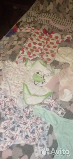 Продам пакет детских вещей от 0 до года в хорошем