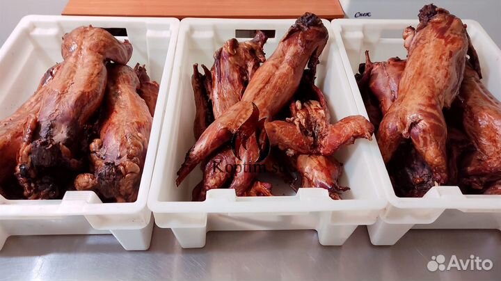 Кролятина копчёная