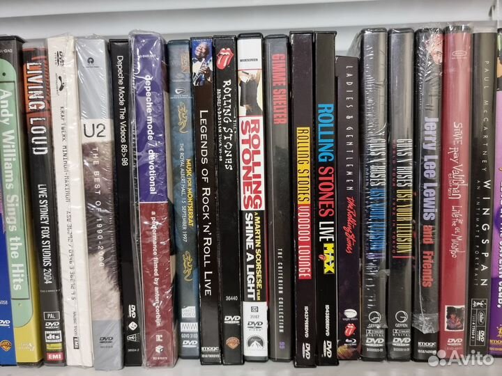 DVD диски фирменные музыкальные