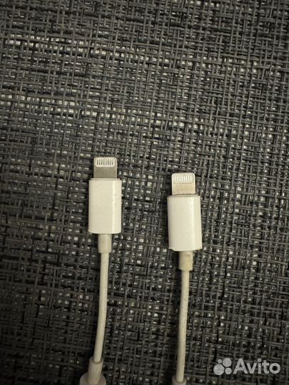 Оригинальный переходник aux на lightning