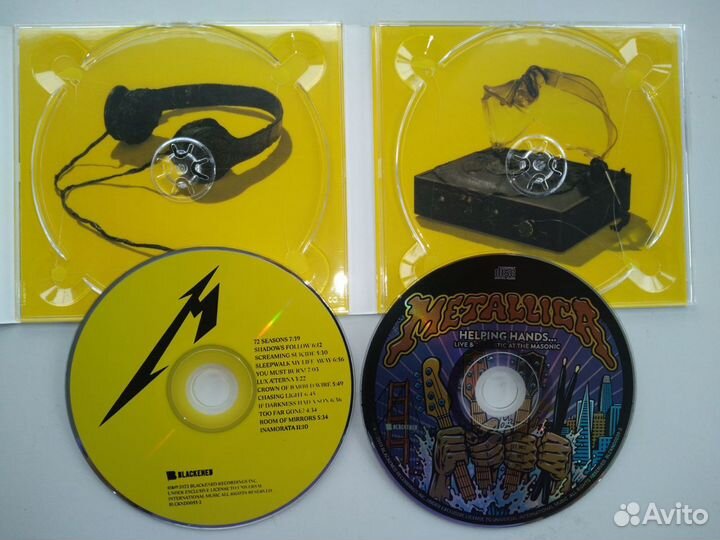 2CD диска. Metallica. 72seasons