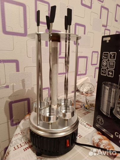 Электро шашлычница бу