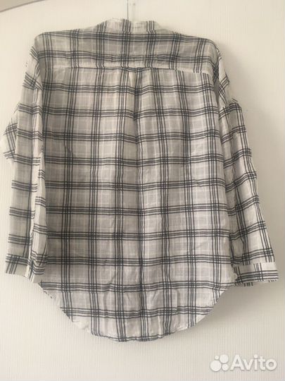 Рубашка в клетку Корея 10-14 лет хлопок