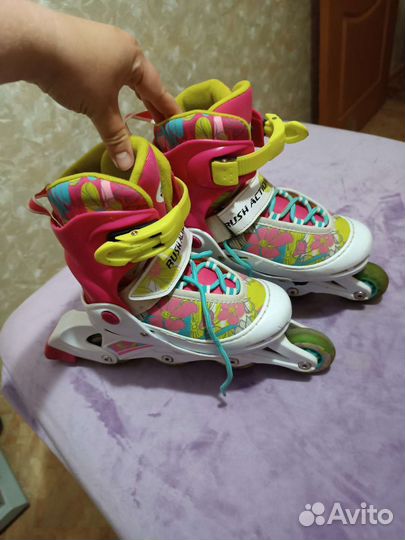 Роликовые коньки детские раздвижные