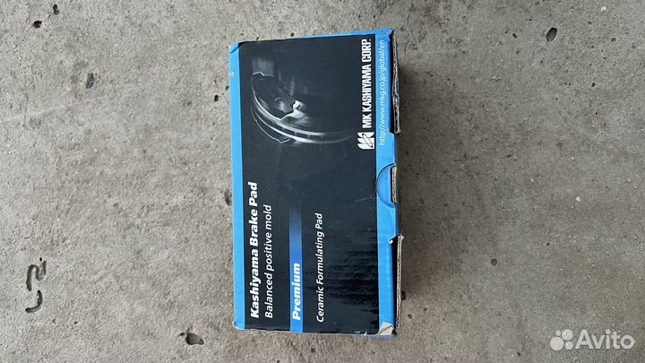 MK kashiyama Колодки тормозные дисковые задние